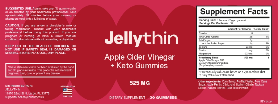 JellyThin Lebel